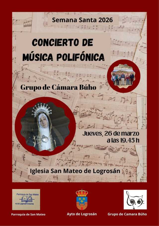 Concierto del Grupo de Cámara Búho (2026) - Logrosán (Cáceres)