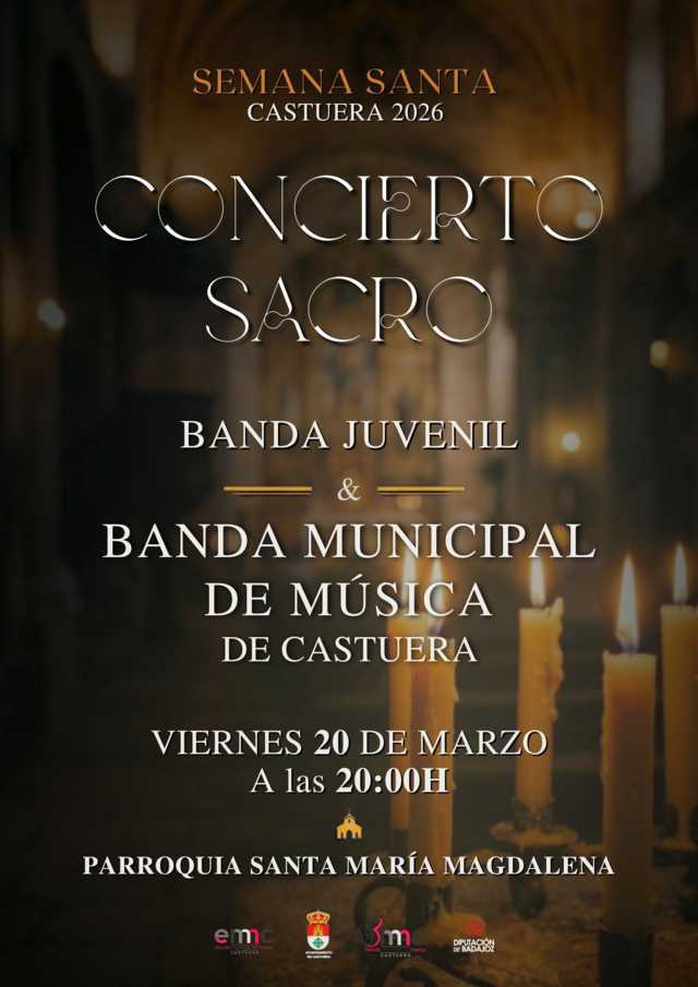 Concierto sacro de Semana Santa (2026) - Castuera (Badajoz)