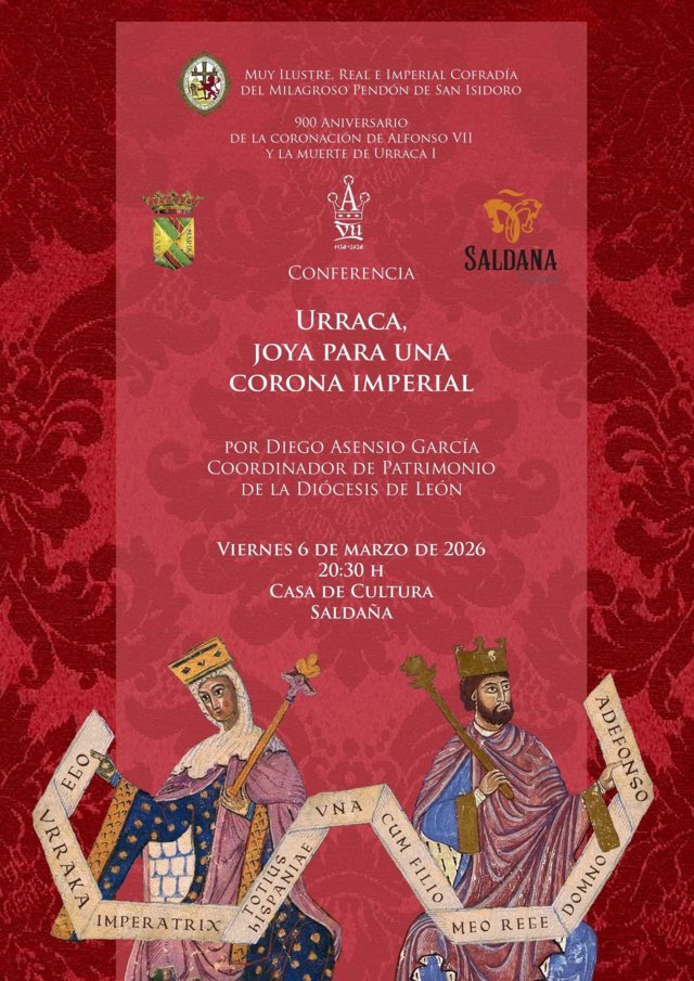 Conferencia 'Urraca, joya para una corona imperial' (2026) - Saldaña (Palencia)