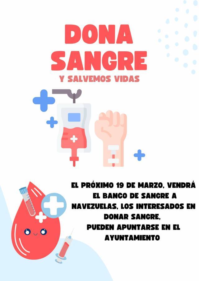Donación de sangre (marzo 2026) - Navezuelas (Cáceres)