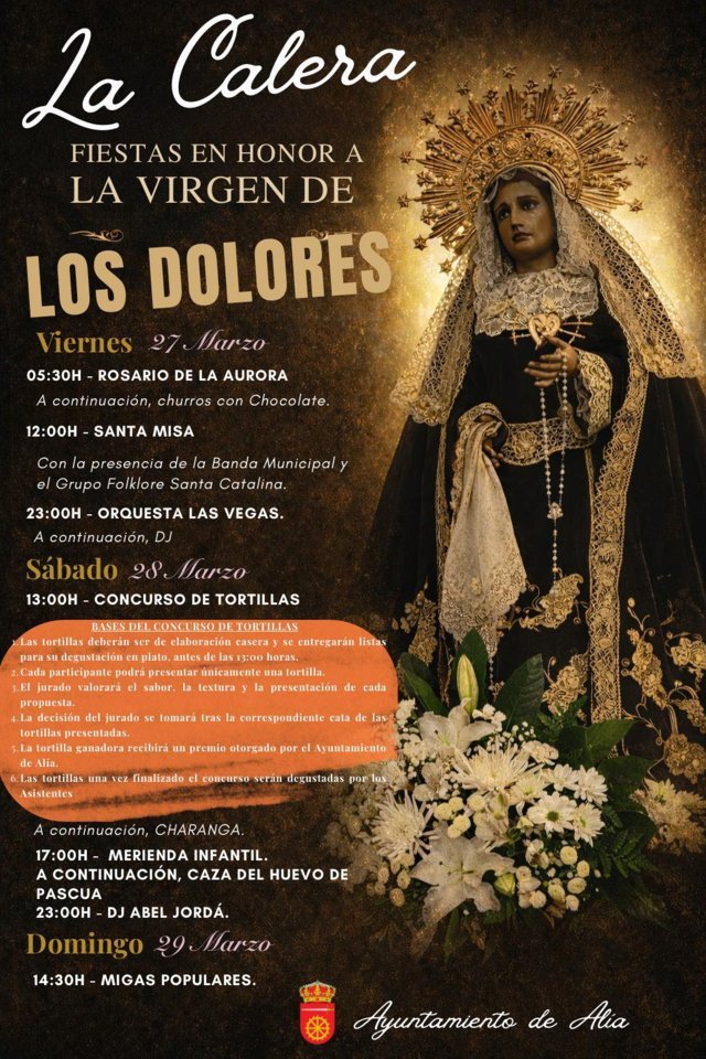 Fiesta de Los Dolores (2026) - La Calera (Cáceres)