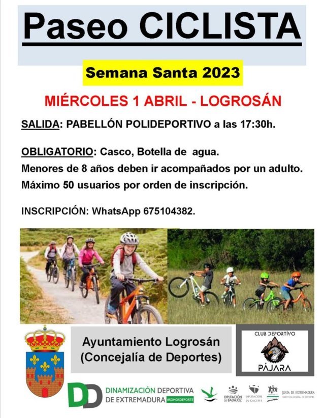 Paseo ciclista de Semana Santa (2026) - Logrosán (Cáceres)