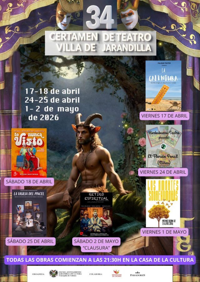 Certamen de teatro (2026) - Jarandilla de la Vera (Cáceres)