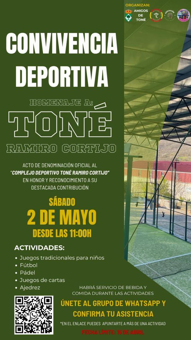 Convivencia deportiva Toné Ramiro Cortijo (2026) - Navezuelas (Cáceres)