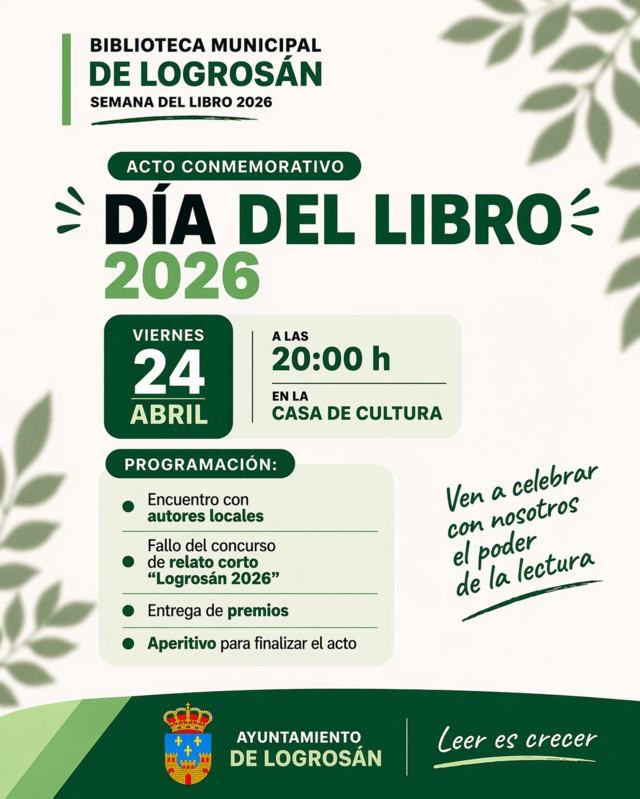 Día del Libro (2026) - Logrosán (Cáceres)