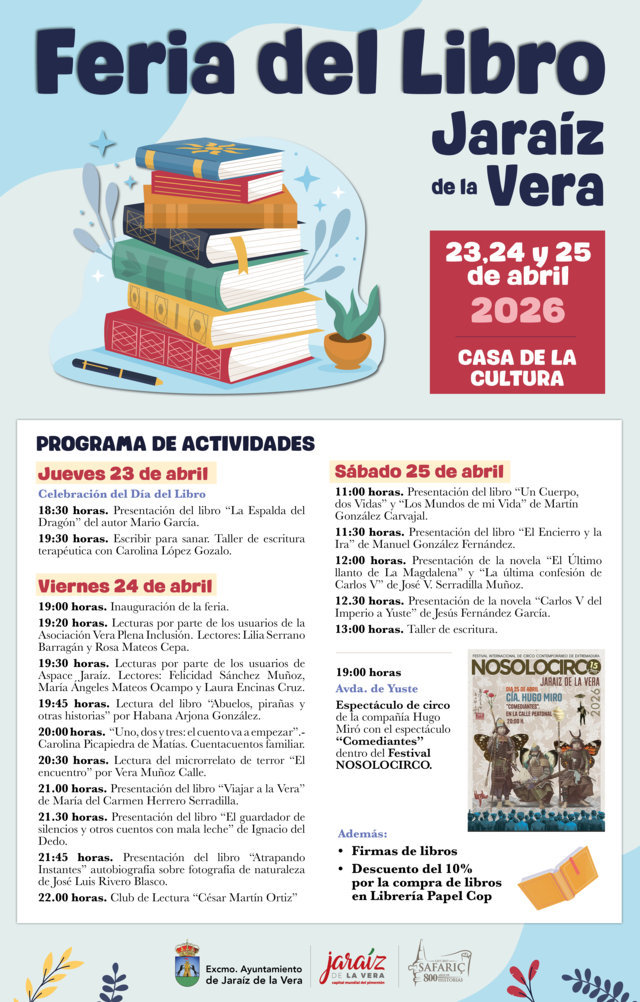 Feria del Libro (2026) - Jaraíz de la Vera (Cáceres)