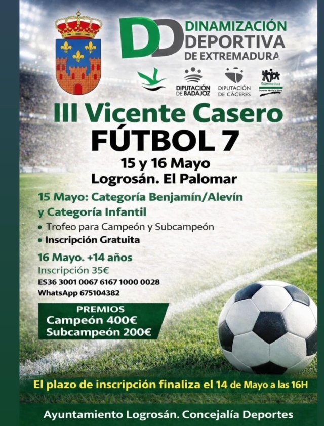 III Torneo de Fútbol 7 Vicente Casero - Logrosán (Cáceres)