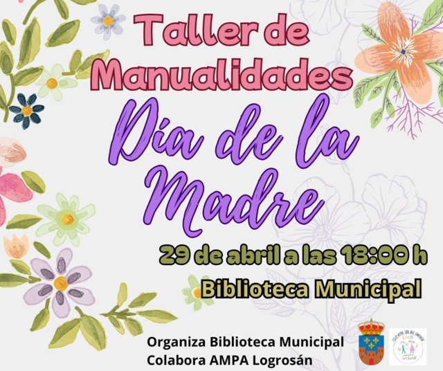 Taller de manualidades del Día de la Madre (2026) - Logrosán (Cáceres)