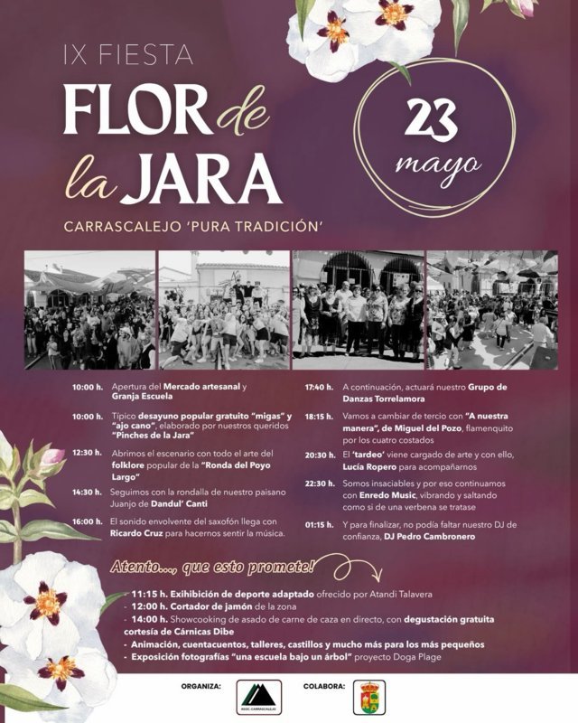 IX Fiesta de la Flor de la Jara - Carrascalejo (Cáceres)