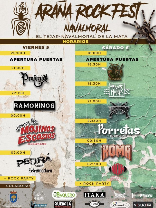 Araña Rockfest (2026) - Navalmoral de la Mata (Cáceres) 2