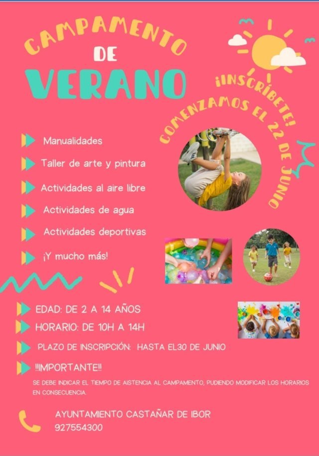 Campamento de verano (2026) - Castañar de Ibor (Cáceres)