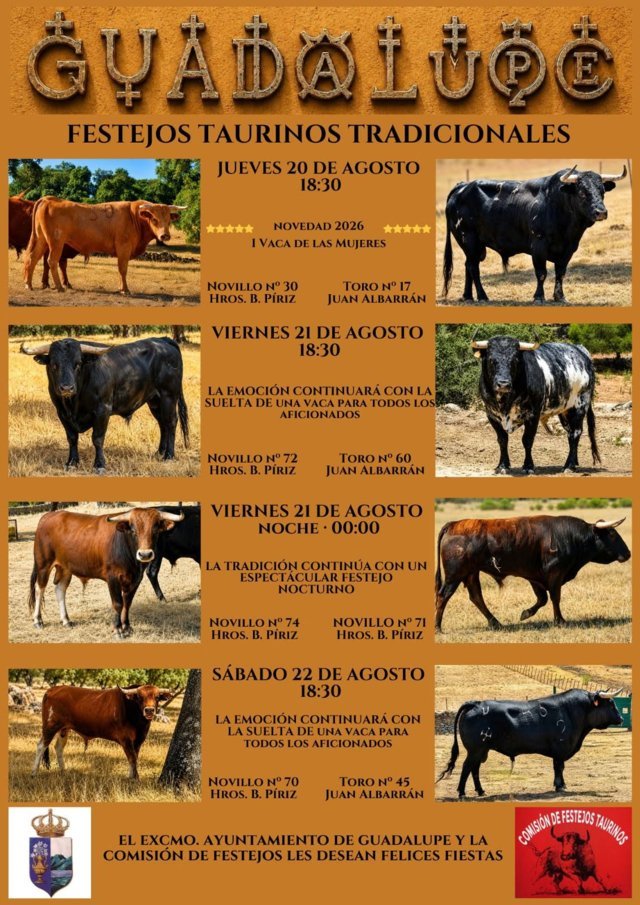 Festejos taurinos (2026) - Guadalupe (Cáceres) 2