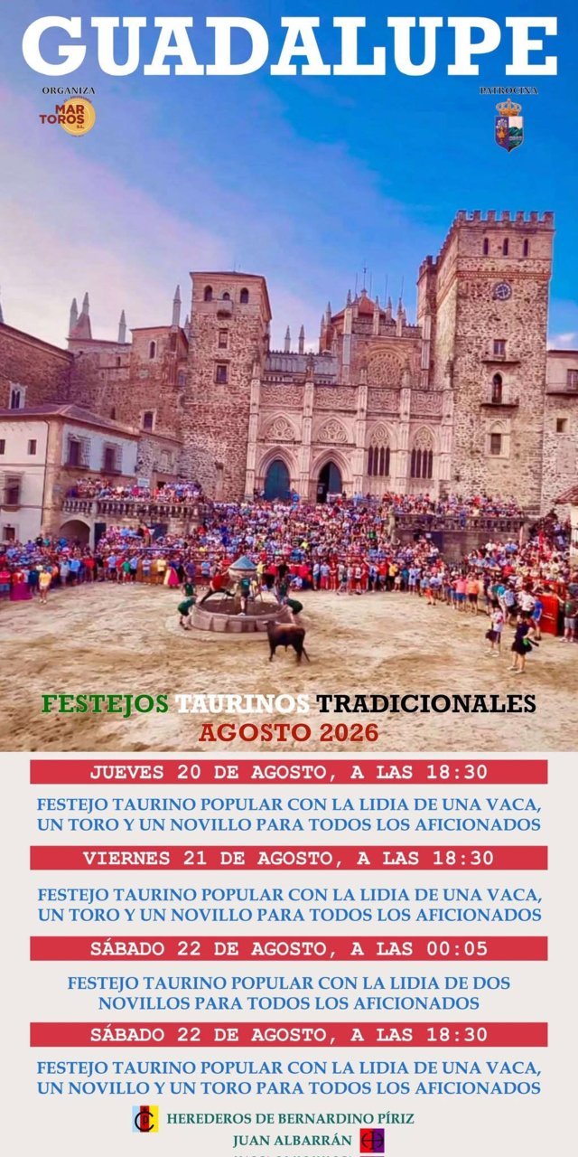 Festejos taurinos (2026) - Guadalupe (Cáceres) 3