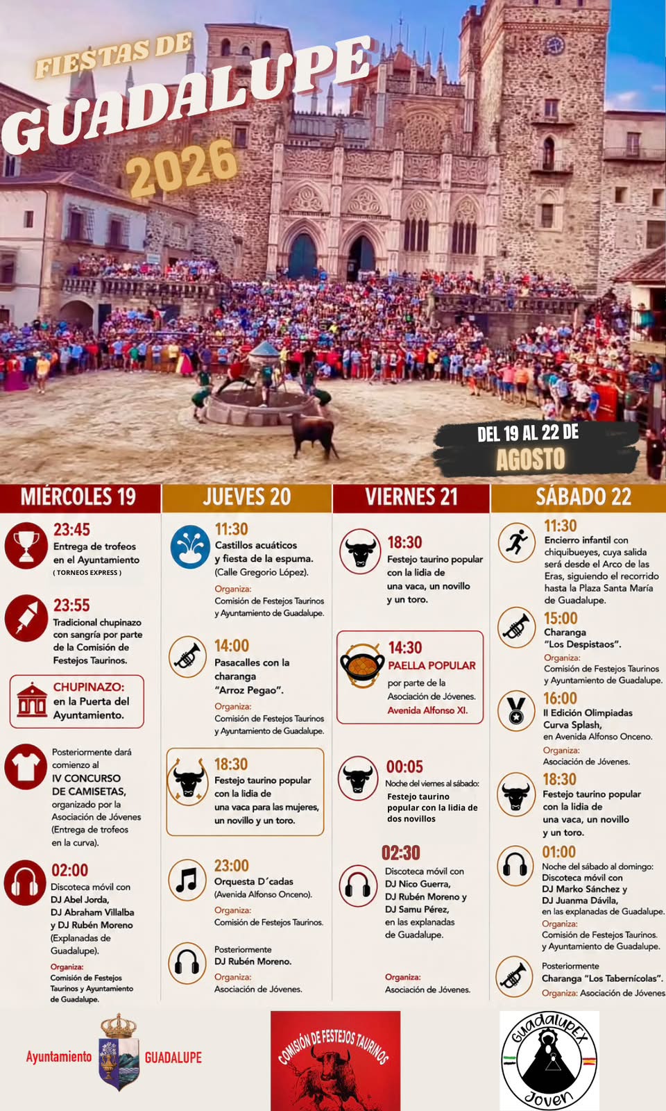 Festejos taurinos (2026) - Guadalupe (Cáceres) 4