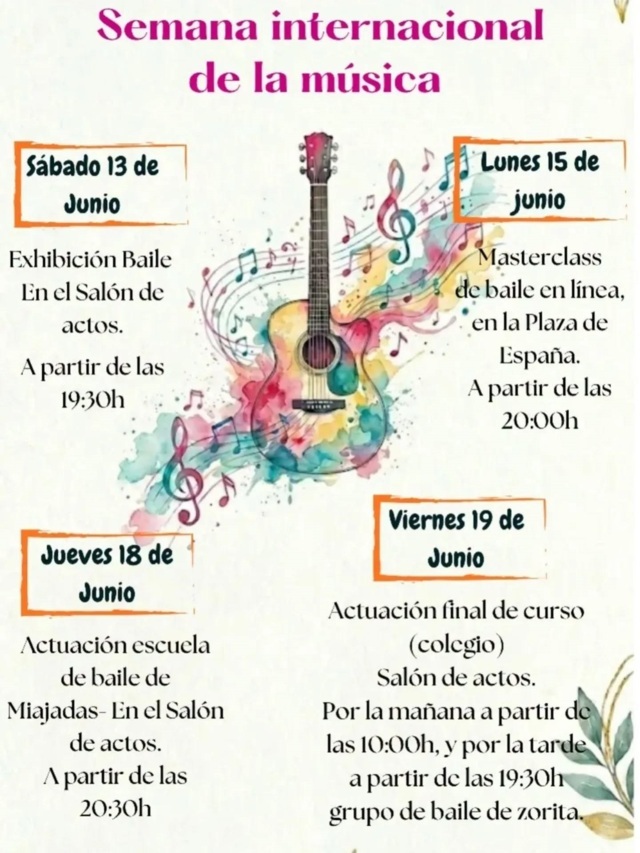 Semana Internacional de la Música (2026) - Zorita (Cáceres)