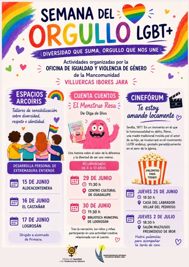 Semana del Orgullo LGBT+ (2026) - Logrosán (Cáceres)