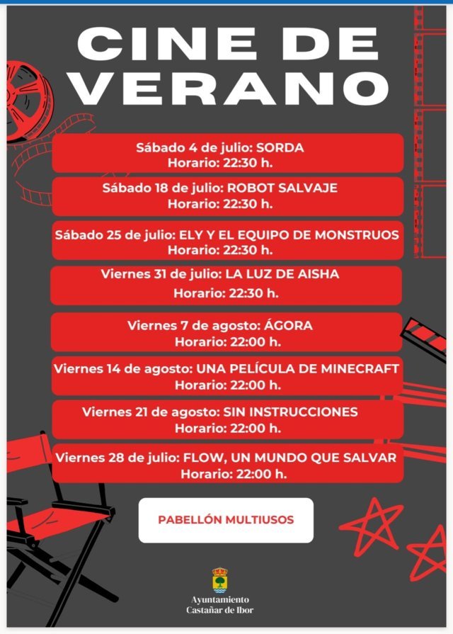 Cine de verano (2026) - Castañar de Ibor (Cáceres)