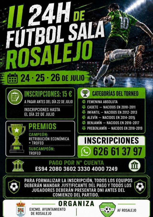 II Torneo 24 Horas de Fútbol Sala - Rosalejo (Cáceres)