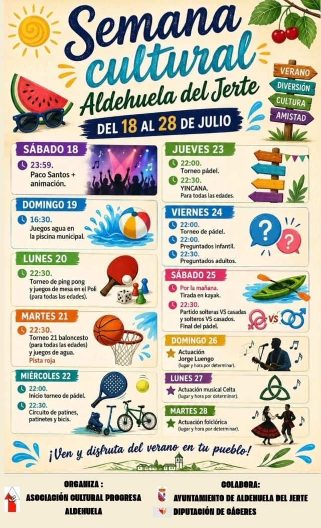 Semana Cultural (2026) - Aldehuela de Jerte (Cáceres)