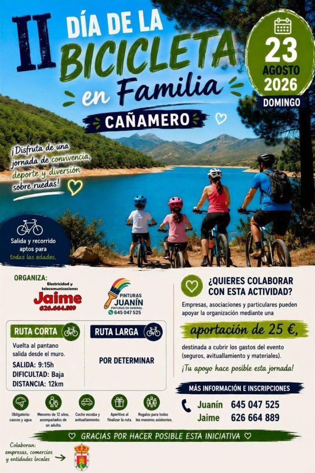 II Día de la Bicicleta en Familia - Cañamero (Cáceres)