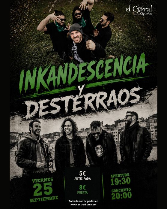 Inkandescencia y Desterraos (2026) - Cáceres