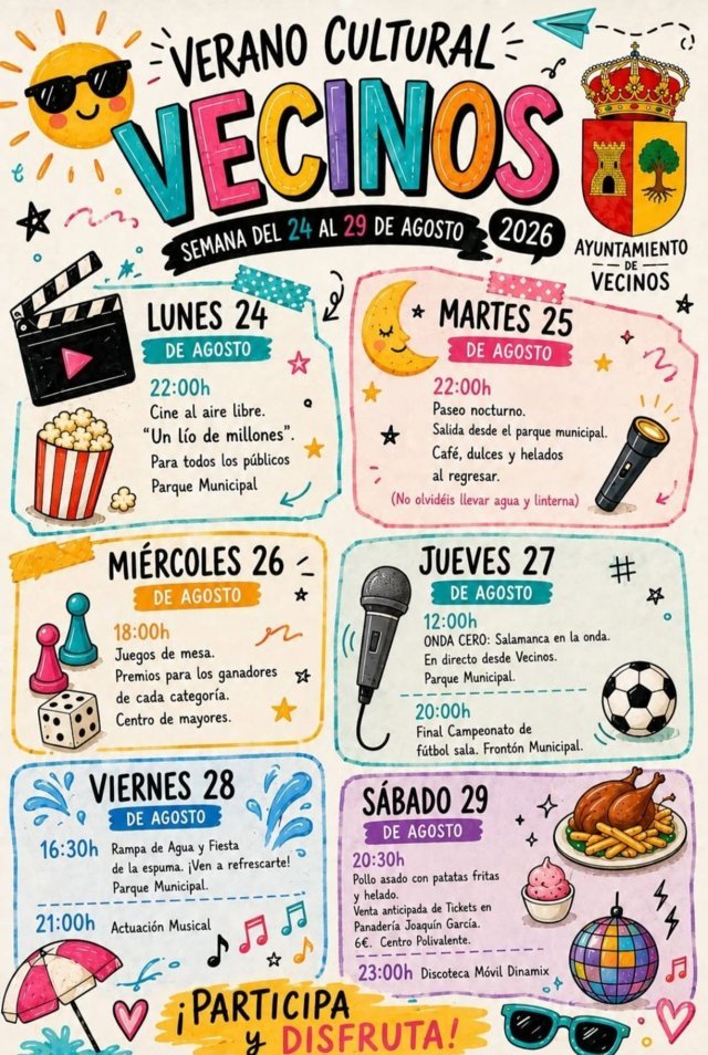 Verano cultural (2026) - Vecinos (Salamanca)