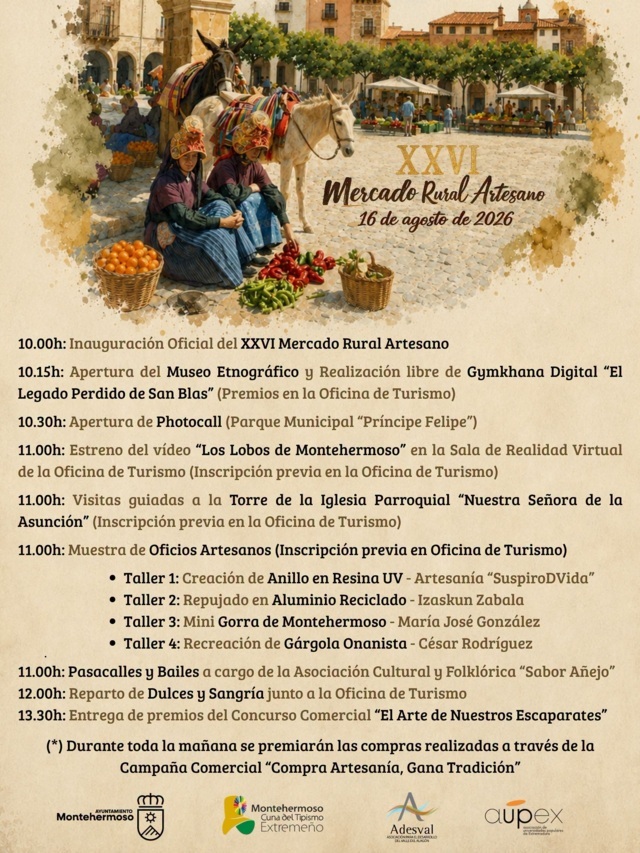 XXVI Mercado Rural Artesano - Montehermoso (Cáceres)