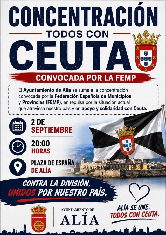 Concentración por Ceuta (2026) - Alía (Cáceres)