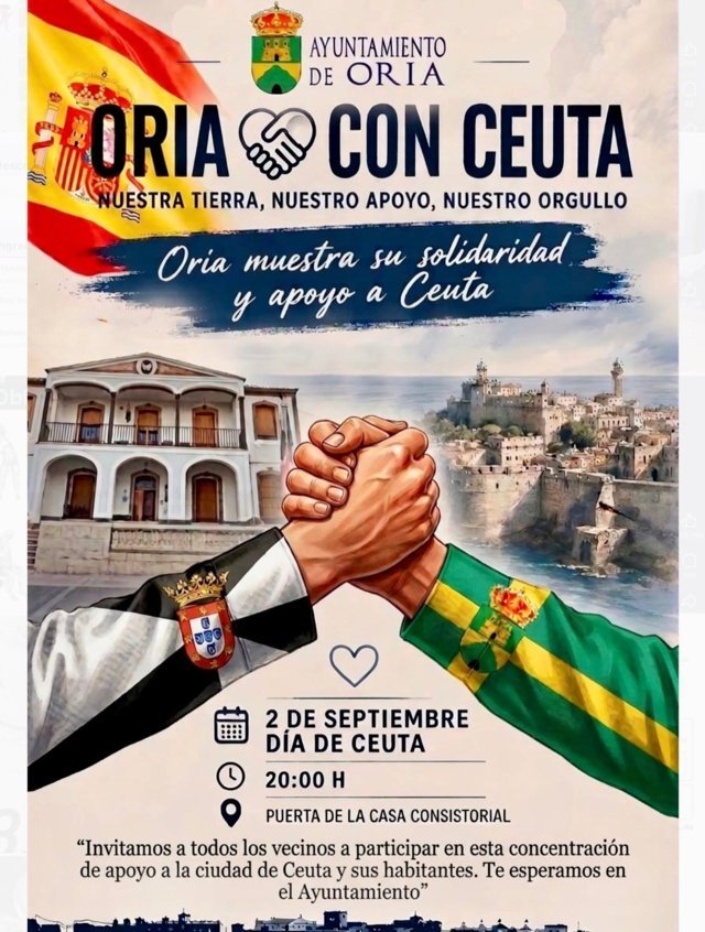 Concentración por Ceuta (2026) - Oria (Almería)