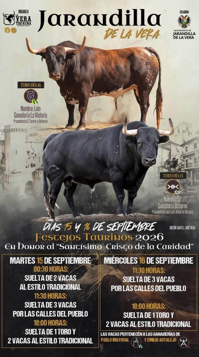 Festejos taurinos (2026) - Jarandilla de la Vera (Cáceres) 1