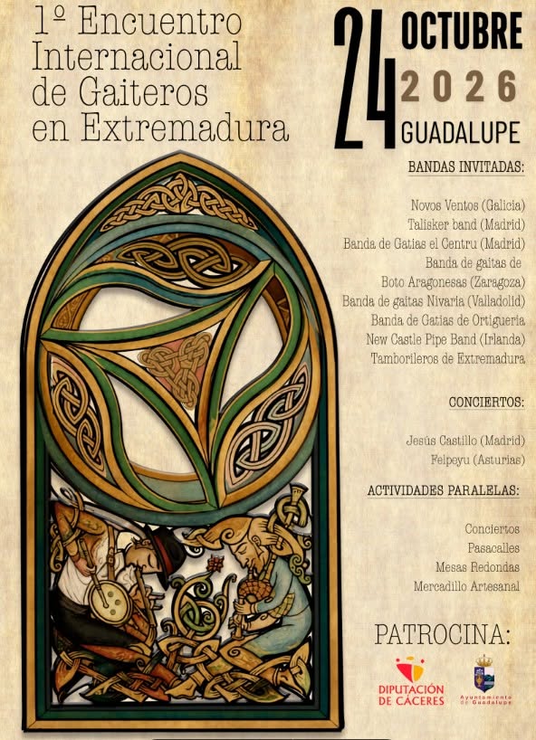 I Encuentro Internacional de Gaiteros en Extremadura - Guadalupe (Cáceres)