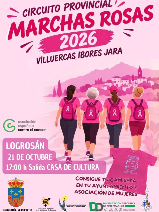 Marcha rosa (2026) - Logrosán (Cáceres)