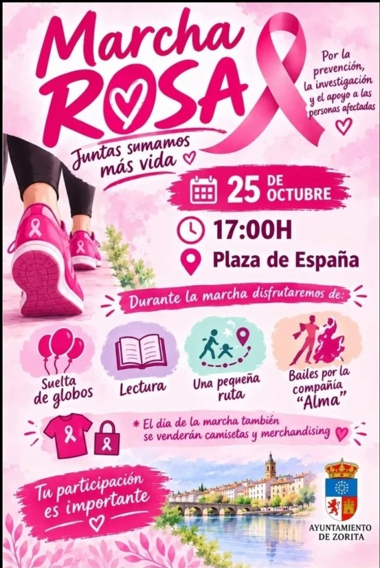 Marcha rosa (2026) - Zorita (Cáceres)